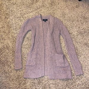 Mossimo purple sweater cardigan
